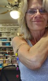 Handmade Black Leather Colored Ceramic Talking Turtle Bolo Necklace from Alexa Martha Designs