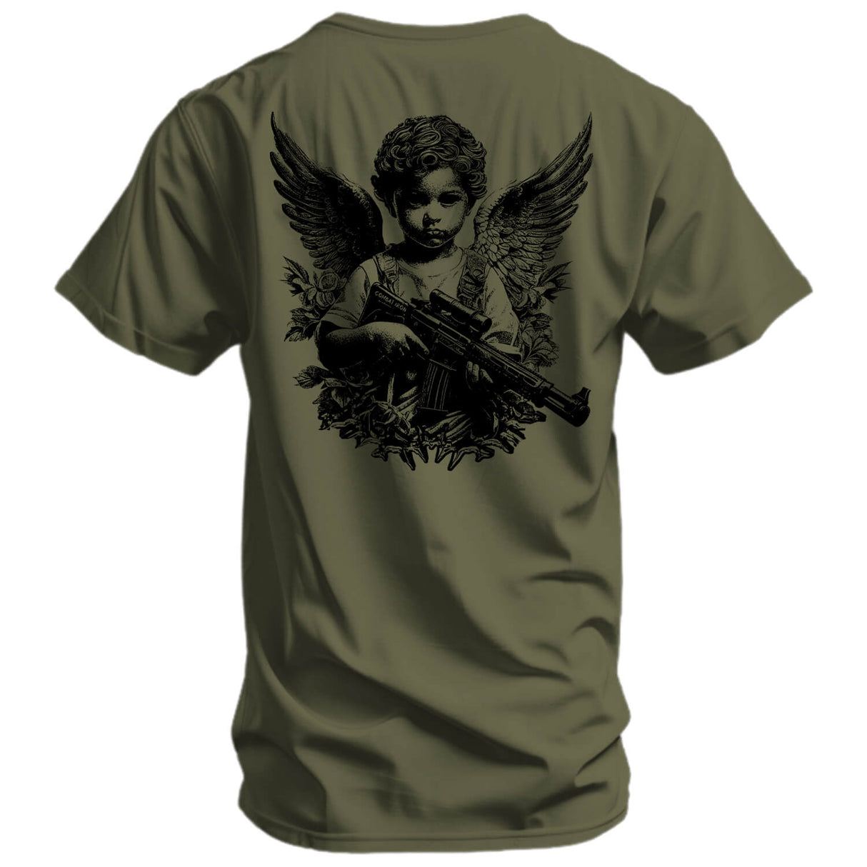 The Armed Guardian Angel Men's T-Shirt from Combat Iron Apparel