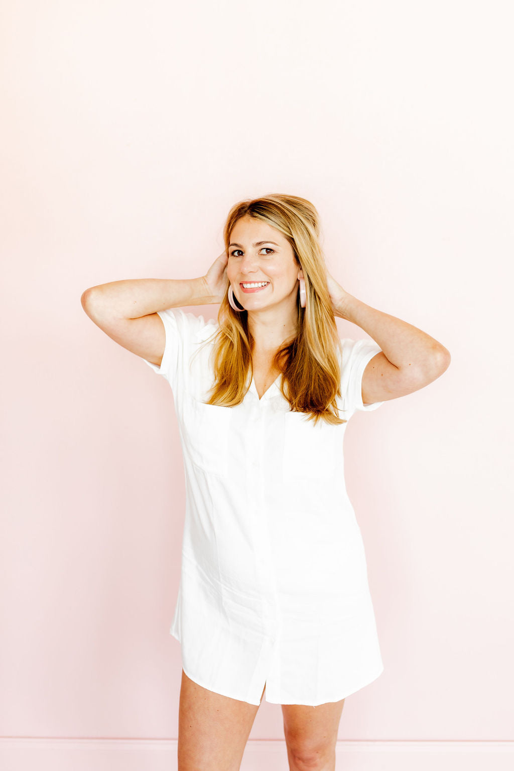 Ashley - Mega - Blush Satin from Shop LINNY CO