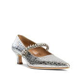 Antonella Embossed Leather Pump from Allegra James