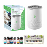 Pursonic Air Purifier with 6-Pack Premium Essential Oils Collection from Pursonic