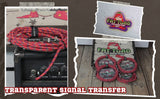 20 Foot Guitar Cords (16-Pack) by FAT TOAD - Right-Angle to Straight-End Instrument Cable with Tweed Cloth Jacket - 20FT 1/4-Inch TS Jack for Electric Guitar, Bass & Amp - Shielded 24 AWG Patch Conductor from GeekStands.com