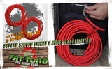Male Jack Speaker Cables (2 Pack) (1/4" to 1/4) by FAT TOAD - 25ft Professional Pro Audio Red DJ Speakers PA Patch Cords - Quarter Inch 12 AWG Wire from GeekStands