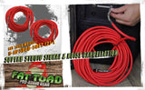 Male Jack Speaker Cables (2 Pack) (1/4" to 1/4) by FAT TOAD - 50ft Professional Pro Audio Red DJ from GeekStands