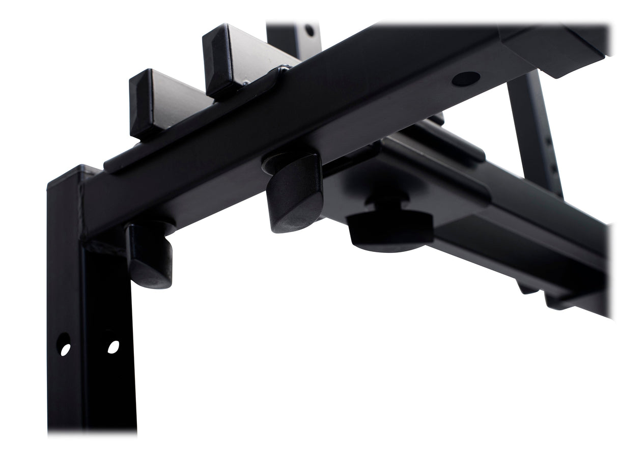 Double Piano Keyboard & Laptop Stand by GRIFFIN - 2 Tier/Dual Portable Studio Mixer Rack for Turntables, DJ Coffins, Speakers, Digital Music Gear from GeekStands
