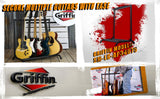 Five Guitar Rack Stand by GRIFFIN - Holder for 5 Guitars & Folds Up For Transport Neoprene Padding from GeekStands