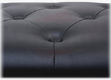 GRIFFIN Premium Antique Piano Bench - Adjustable Black Solid Wood Frame & PU Leather Padded Cushion - Vintage Ergonomic Musicians Keyboard Chair from GeekStands