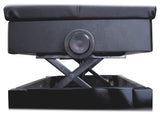 GRIFFIN Premium Antique Piano Bench - Adjustable Black Solid Wood Frame & PU Leather Padded Cushion - Vintage Ergonomic Musicians Keyboard Chair from GeekStands