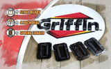 Flush Speaker Cabinet Handles for DJ PA Rack Road Case (Set of 4) by GRIFFIN - Spring Loaded from GeekStands