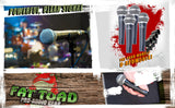 Cardioid Microphones with Clips (4 Pack) by FAT TOAD - Vocal Handheld, Wired Unidirectional Mic from GeekStands