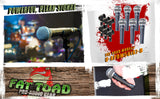 Cardioid Dynamic Microphones & Clips (6 Pack) by FAT TOAD - Professional Vocal Handheld, Unidirectional Mic - Singing Microphone Designed for DJ Stage from GeekStands