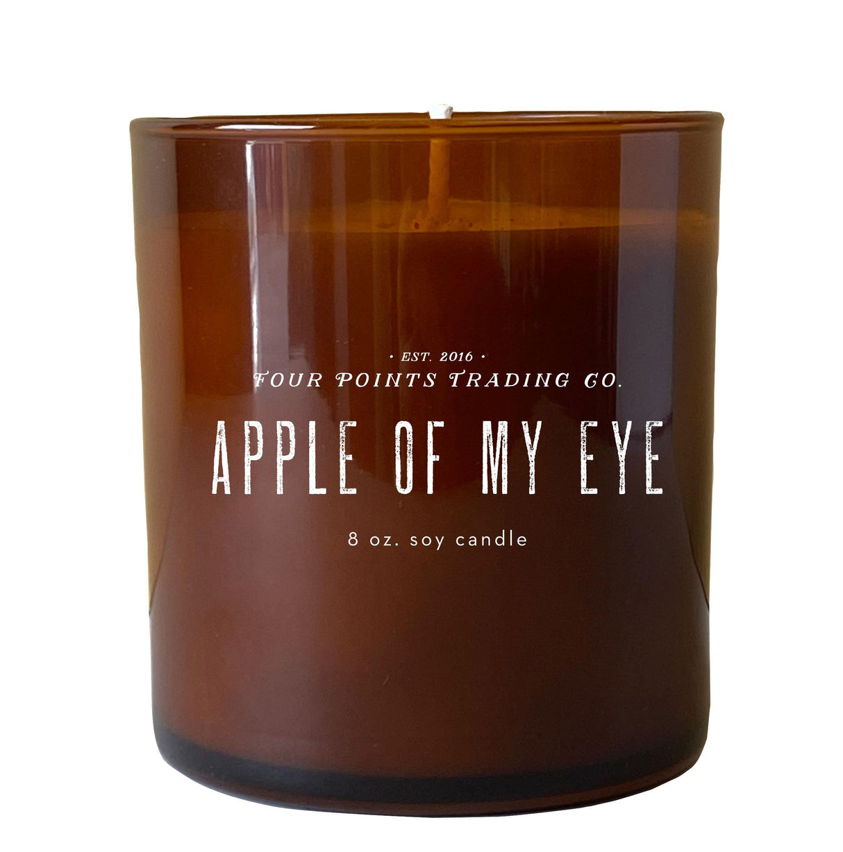 Apple of My Eye 8oz Soy Candle from Four Points Trading Co.