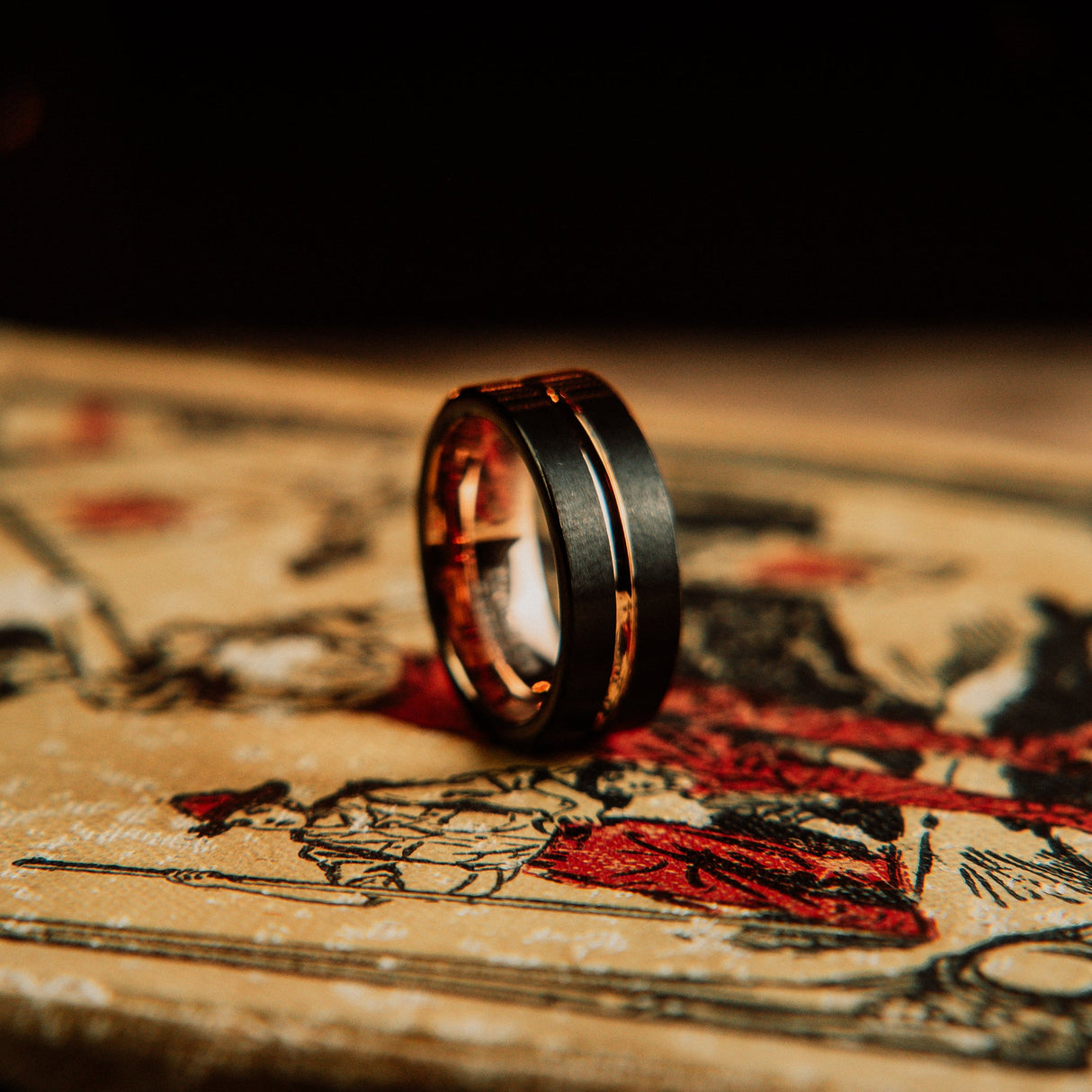 The "Black Knight" Ring From Vintage Gentlemen