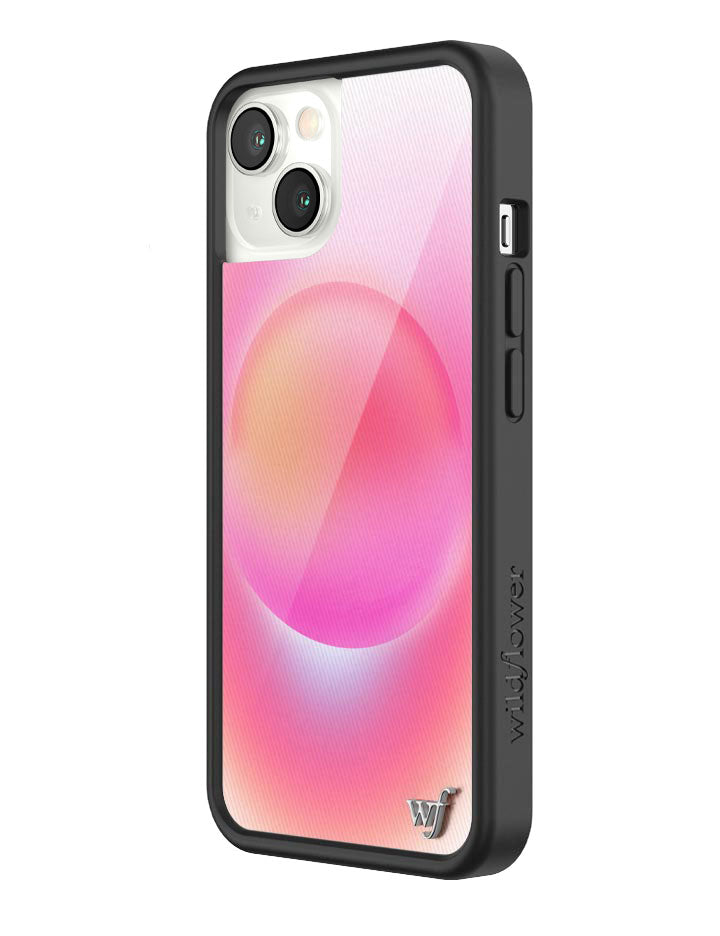 Hot Pink Aura iPhone Case from Wildflower Cases