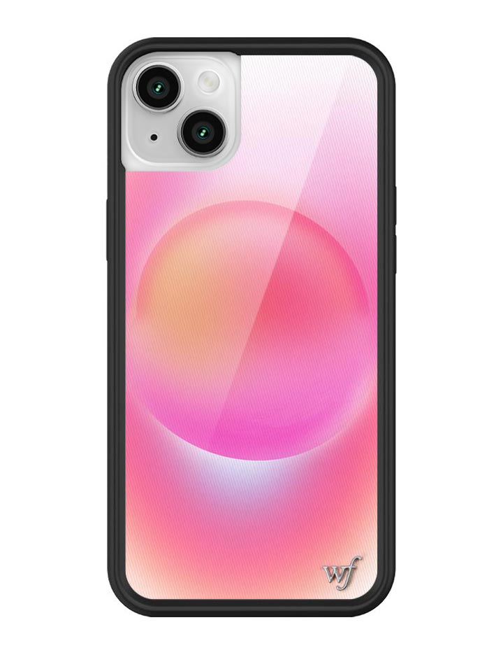 Hot Pink Aura iPhone Case from Wildflower Cases