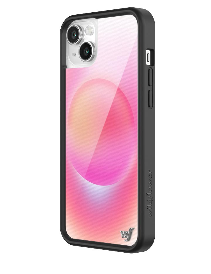 Hot Pink Aura iPhone Case from Wildflower Cases