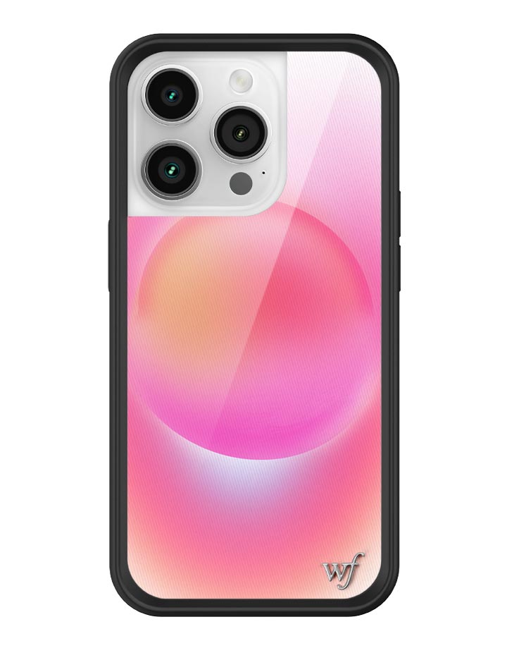 Hot Pink Aura iPhone Case from Wildflower Cases