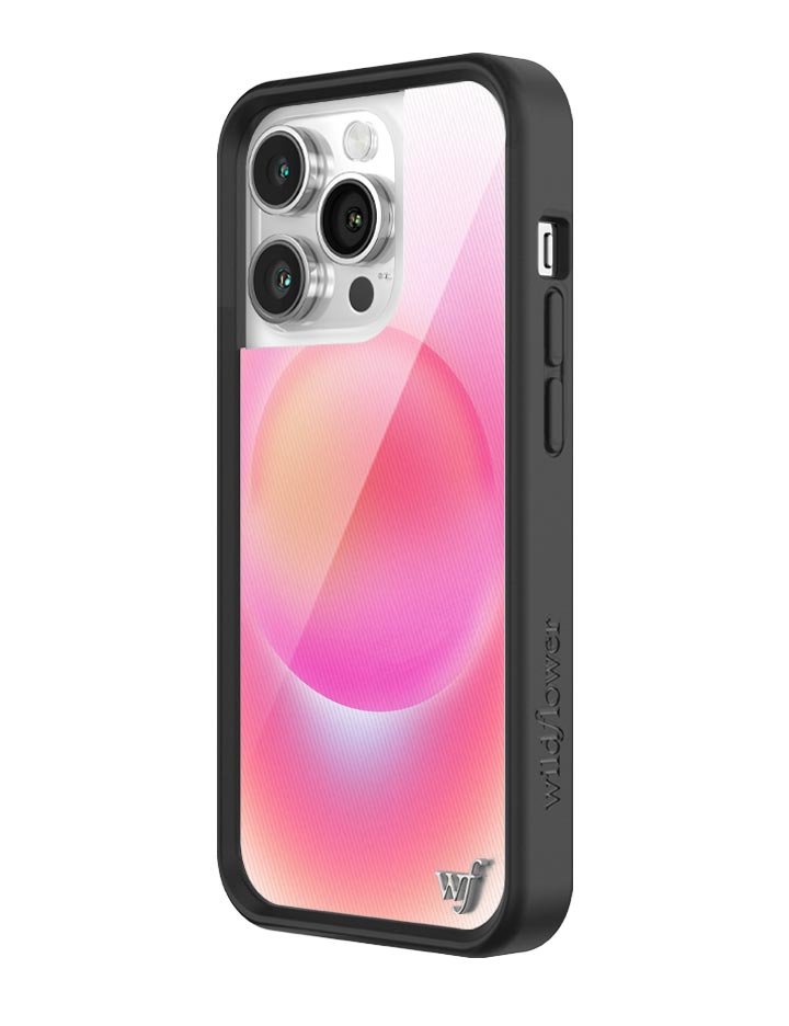 Hot Pink Aura iPhone Case from Wildflower Cases