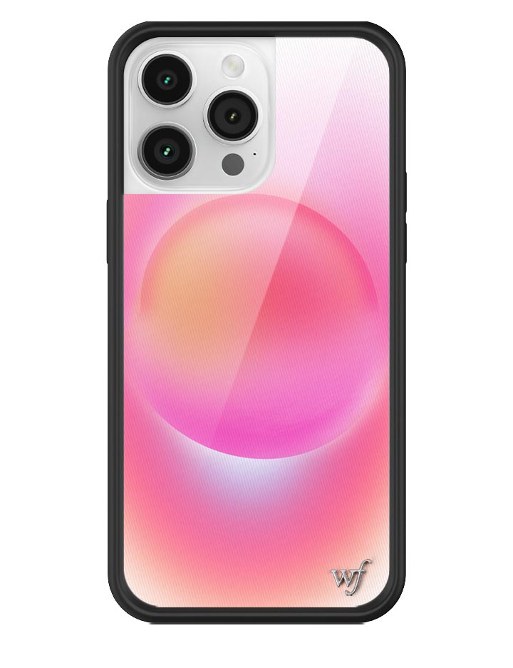 Hot Pink Aura iPhone Case from Wildflower Cases