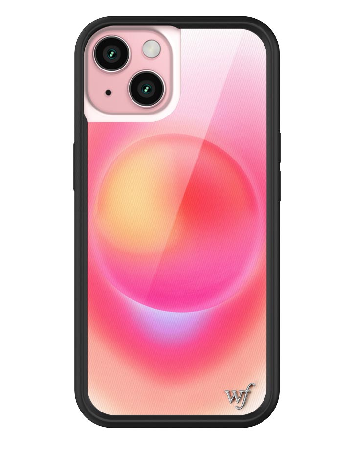 Hot Pink Aura iPhone Case from Wildflower Cases
