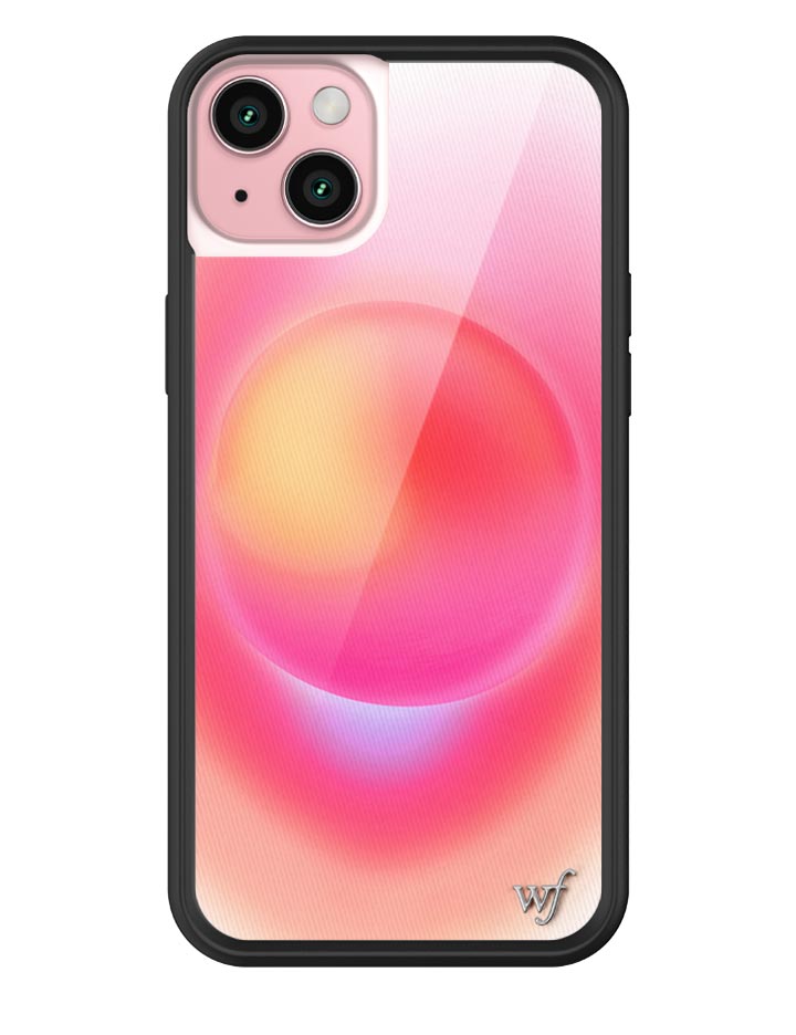 Hot Pink Aura iPhone Case from Wildflower Cases