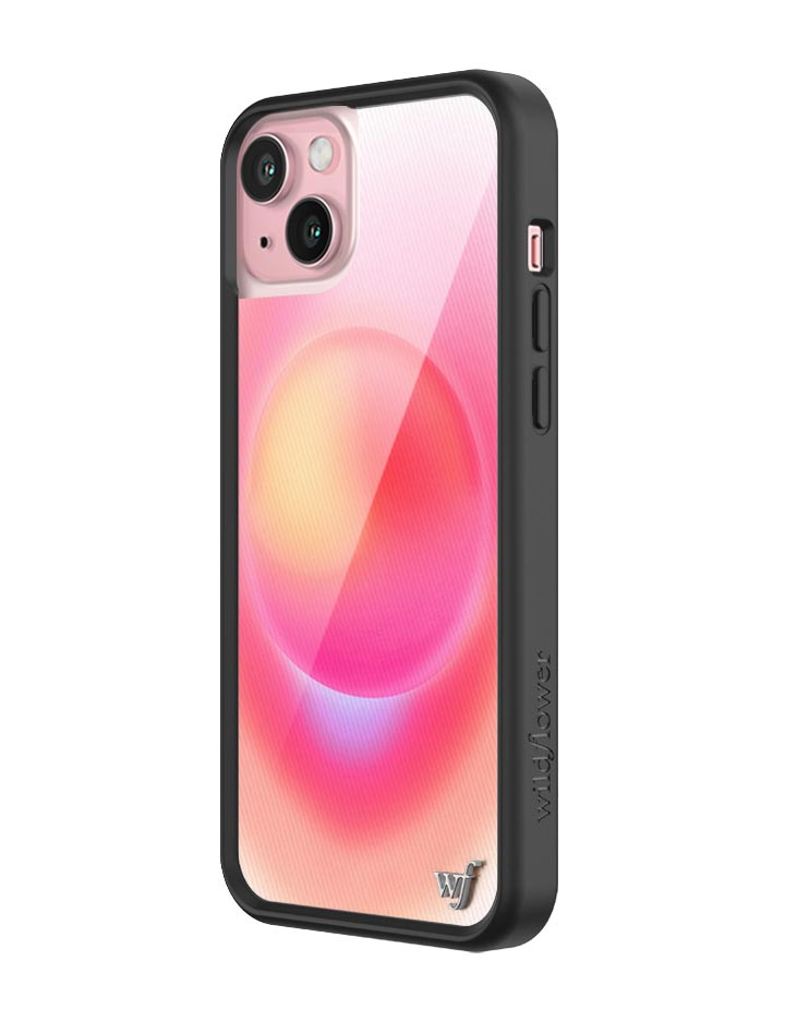 Hot Pink Aura iPhone Case from Wildflower Cases