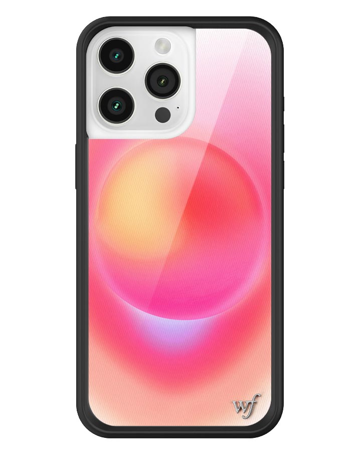 Hot Pink Aura iPhone Case from Wildflower Cases