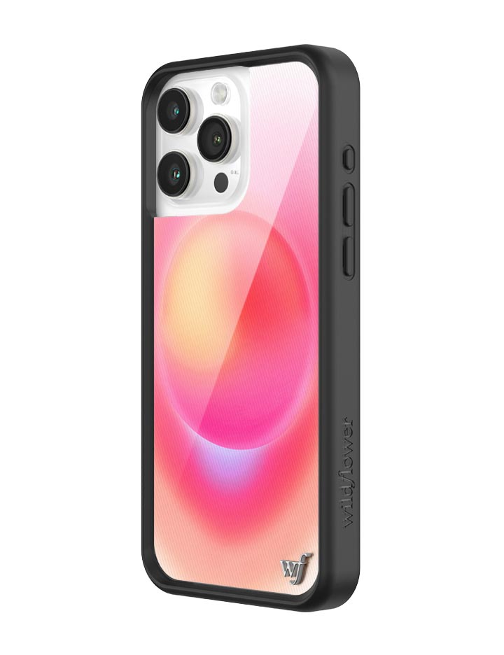 Hot Pink Aura iPhone Case from Wildflower Cases
