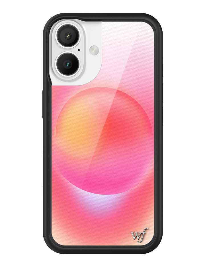 Hot Pink Aura iPhone Case from Wildflower Cases