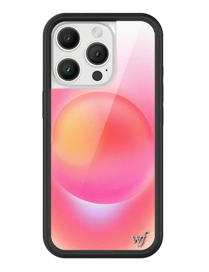 Hot Pink Aura iPhone Case from Wildflower Cases