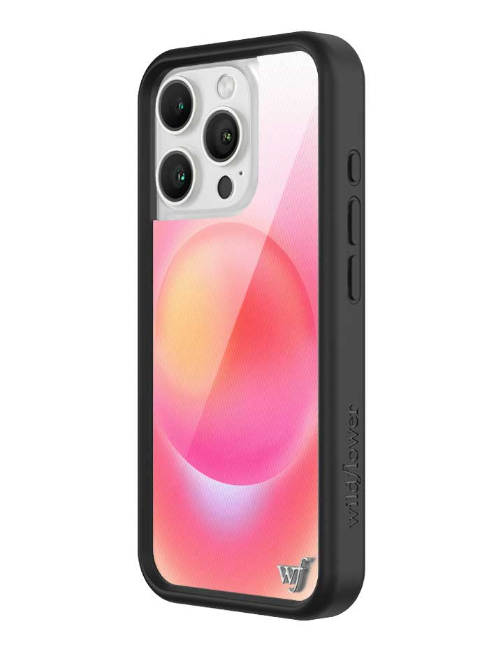 Hot Pink Aura iPhone Case from Wildflower Cases