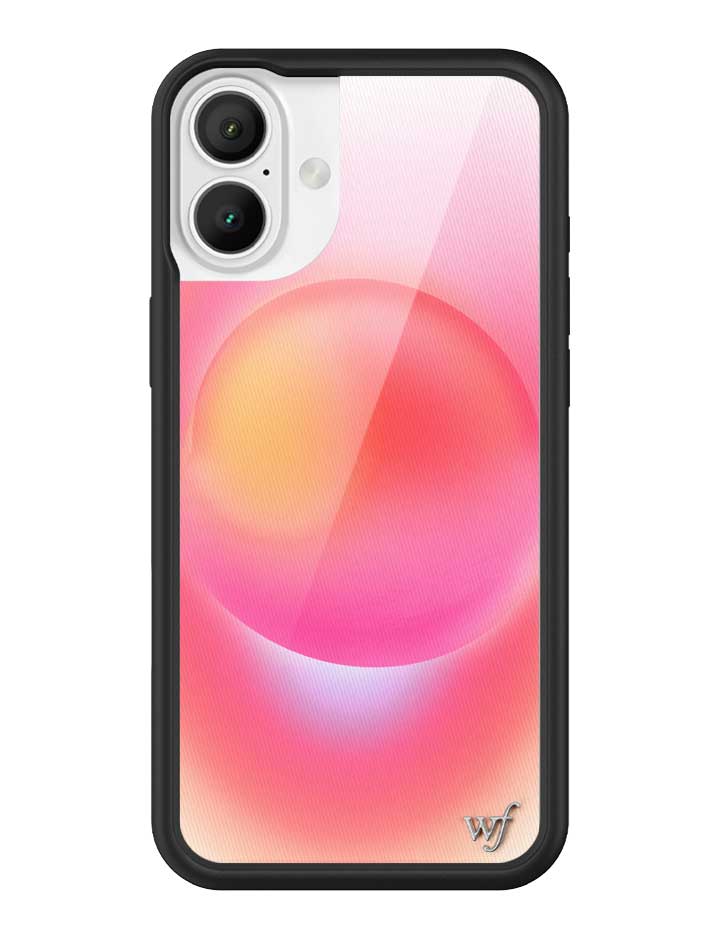 Hot Pink Aura iPhone Case from Wildflower Cases