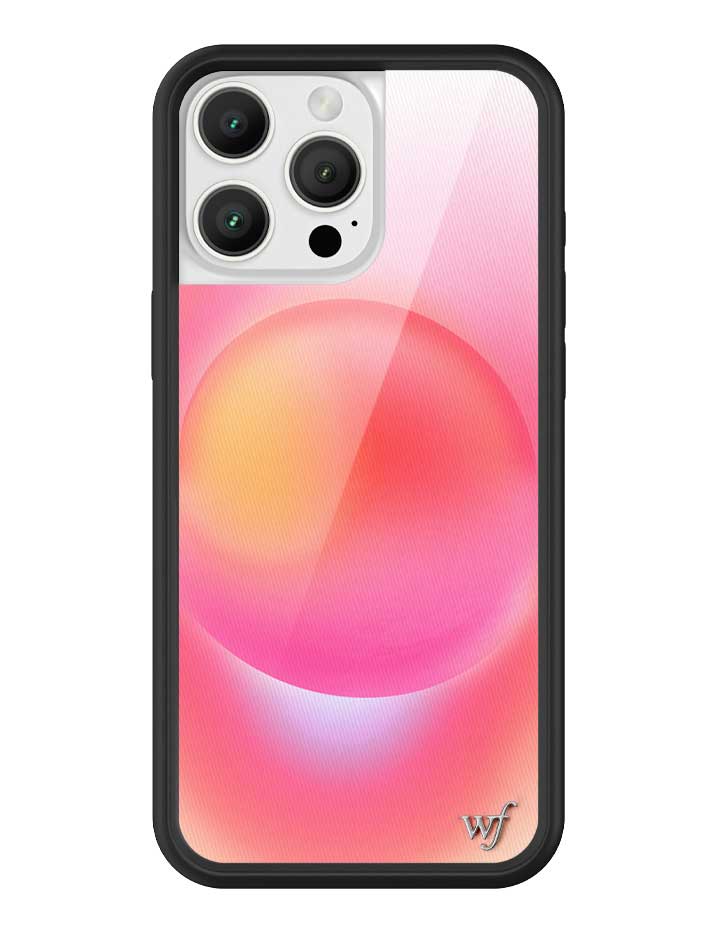 Hot Pink Aura iPhone Case from Wildflower Cases