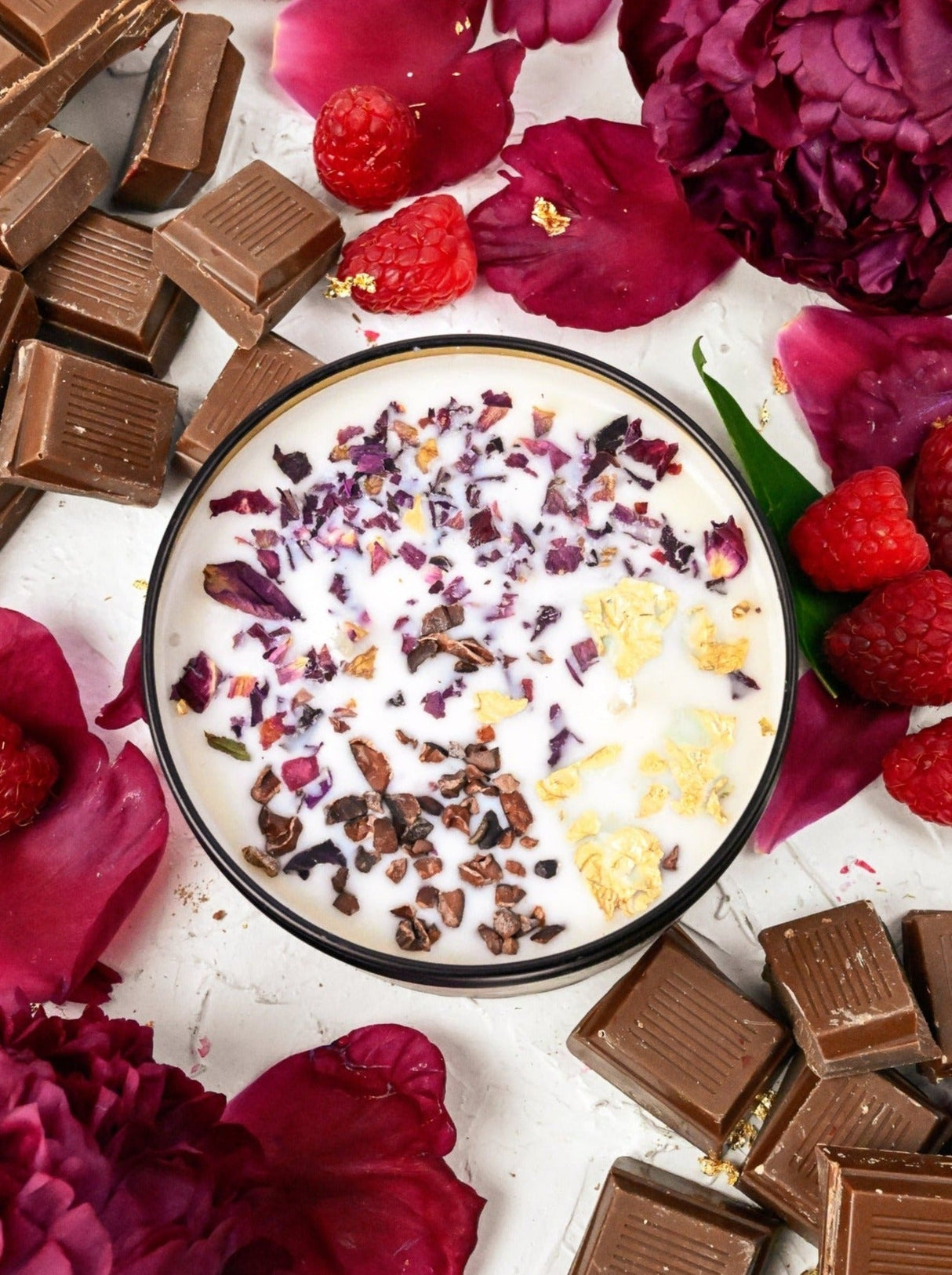 COCOA LUXE Chocolate Raspberry Candle from Ash & Rose