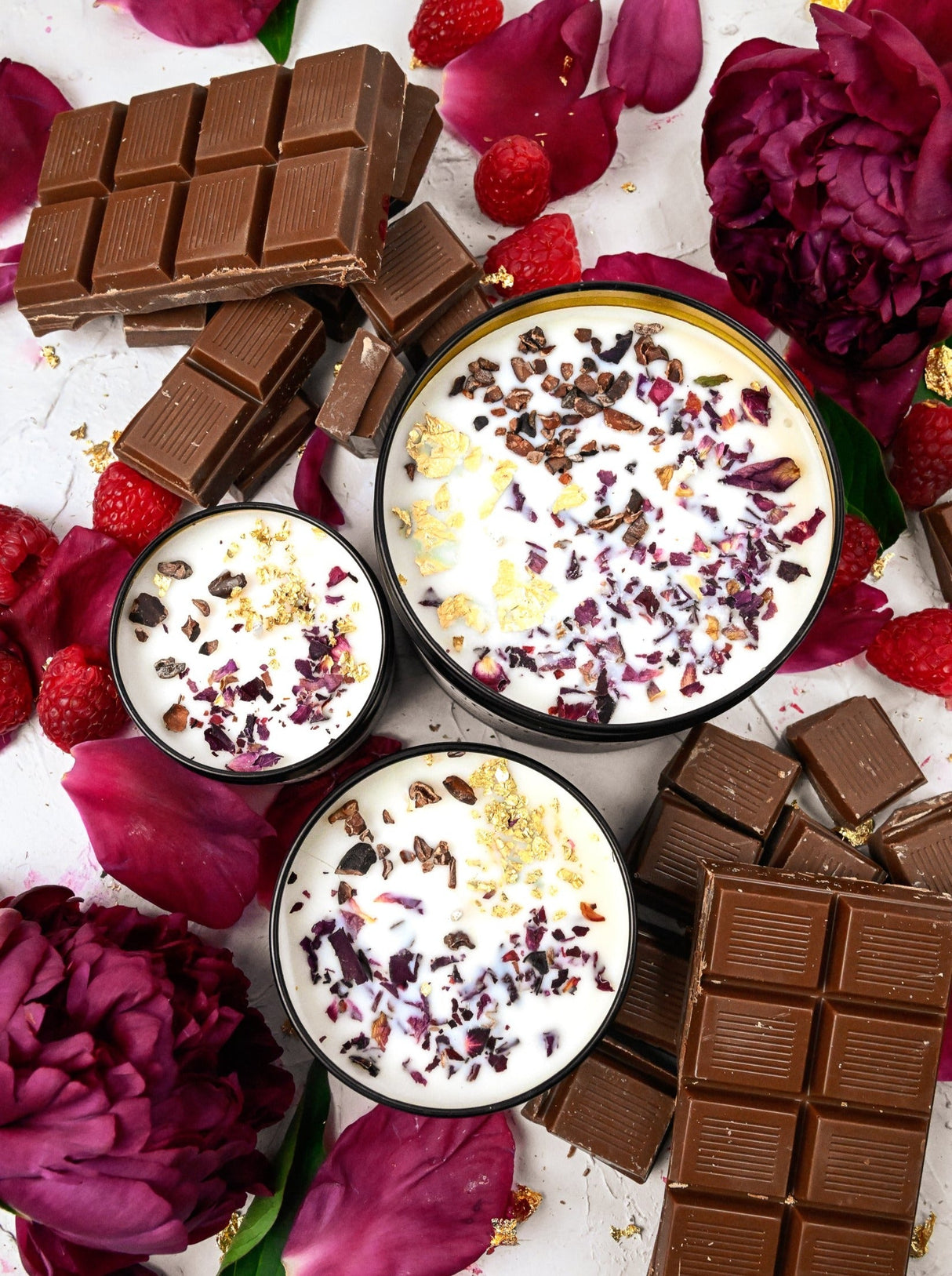 COCOA LUXE Chocolate Raspberry Candle from Ash & Rose