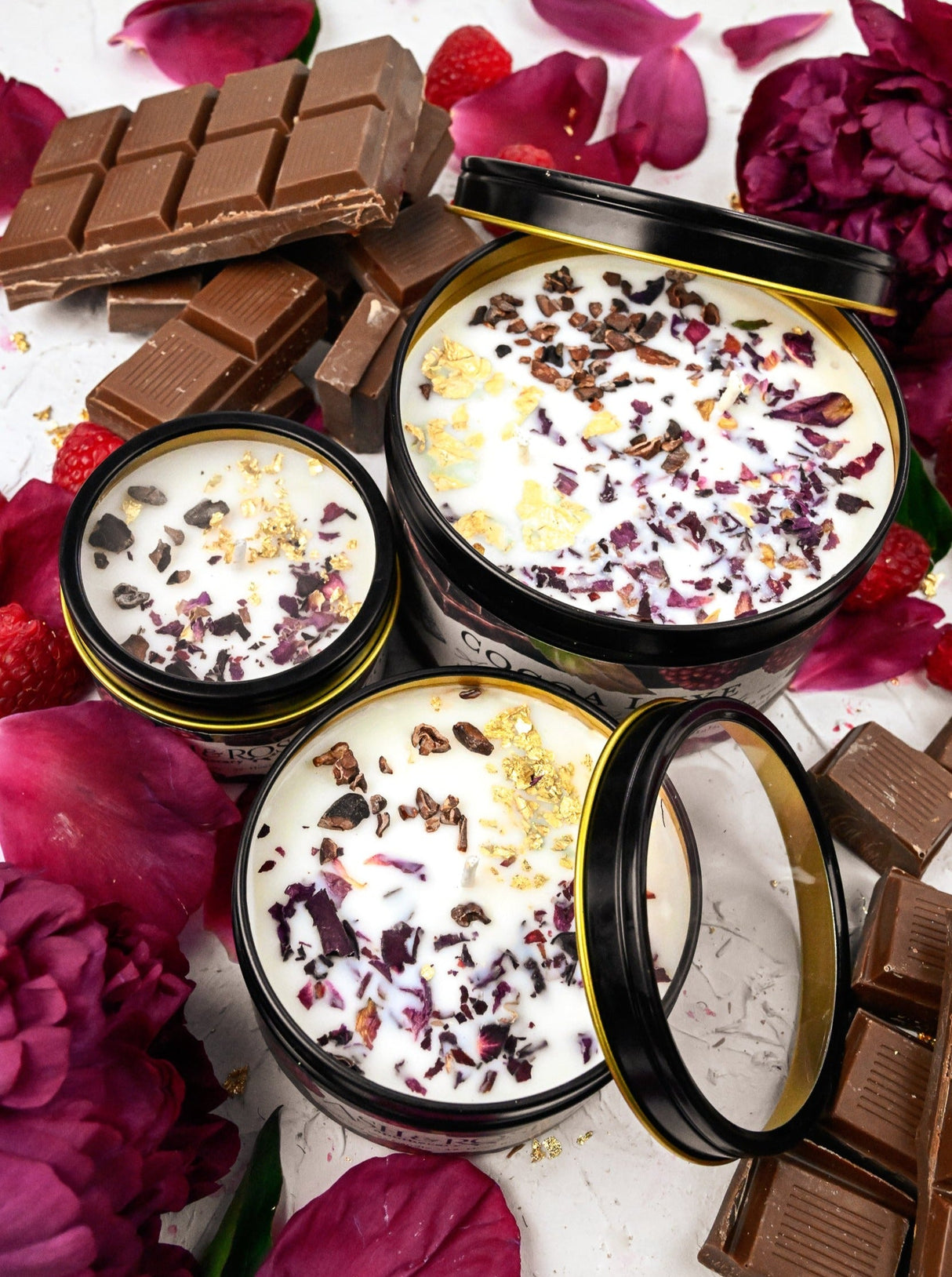 COCOA LUXE Chocolate Raspberry Candle from Ash & Rose