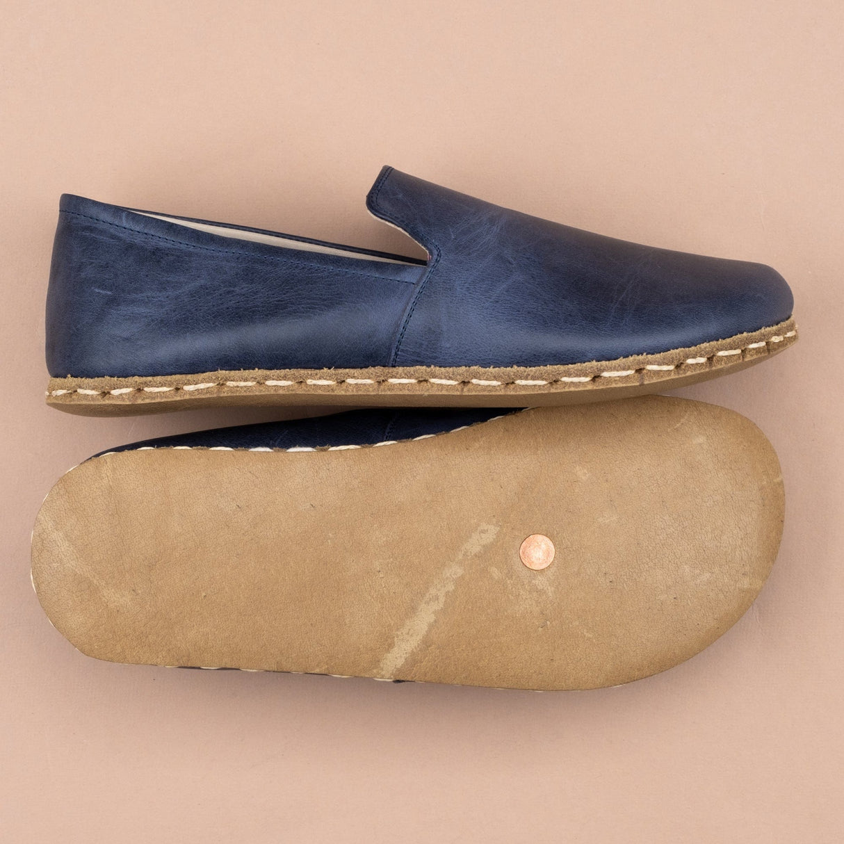Men's Blue Minimalists from Atlantis Handmade Shoes
