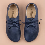 Men's Blue Oxfords from Atlantis Handmade Shoes