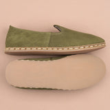 Men's Olive Nubucks from Atlantis Handmade Shoes