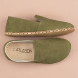 Women's Olive Minimalists from Atlantis Handmade Shoes