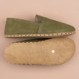 Women's Olive Minimalists from Atlantis Handmade Shoes