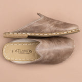 Men's Tan Barefoot Slippers from Atlantis Handmade Shoes