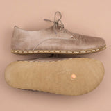 Women's Tan Oxfords from Atlantis Handmade Shoes