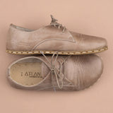 Women's Tan Oxfords from Atlantis Handmade Shoes