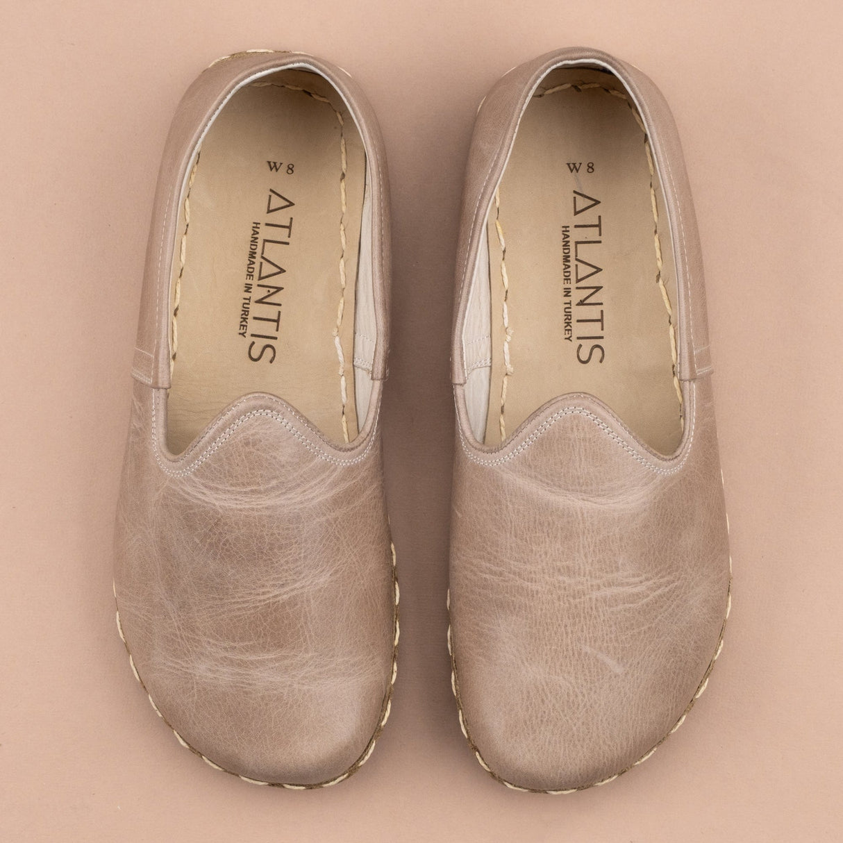 Women's Tan Barefoots from Atlantis Handmade Shoes