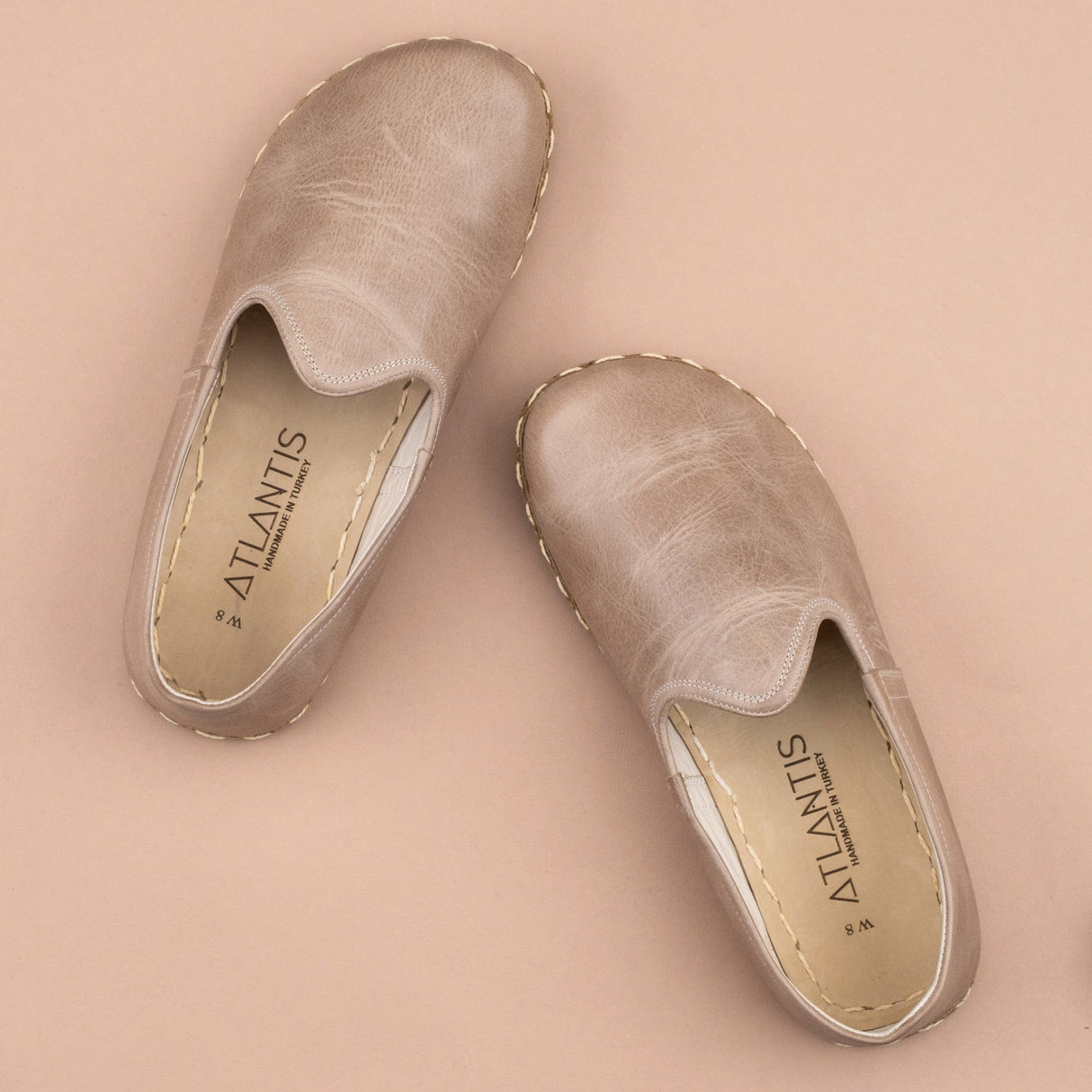 Men's Tan Barefoots from Atlantis Handmade Shoes