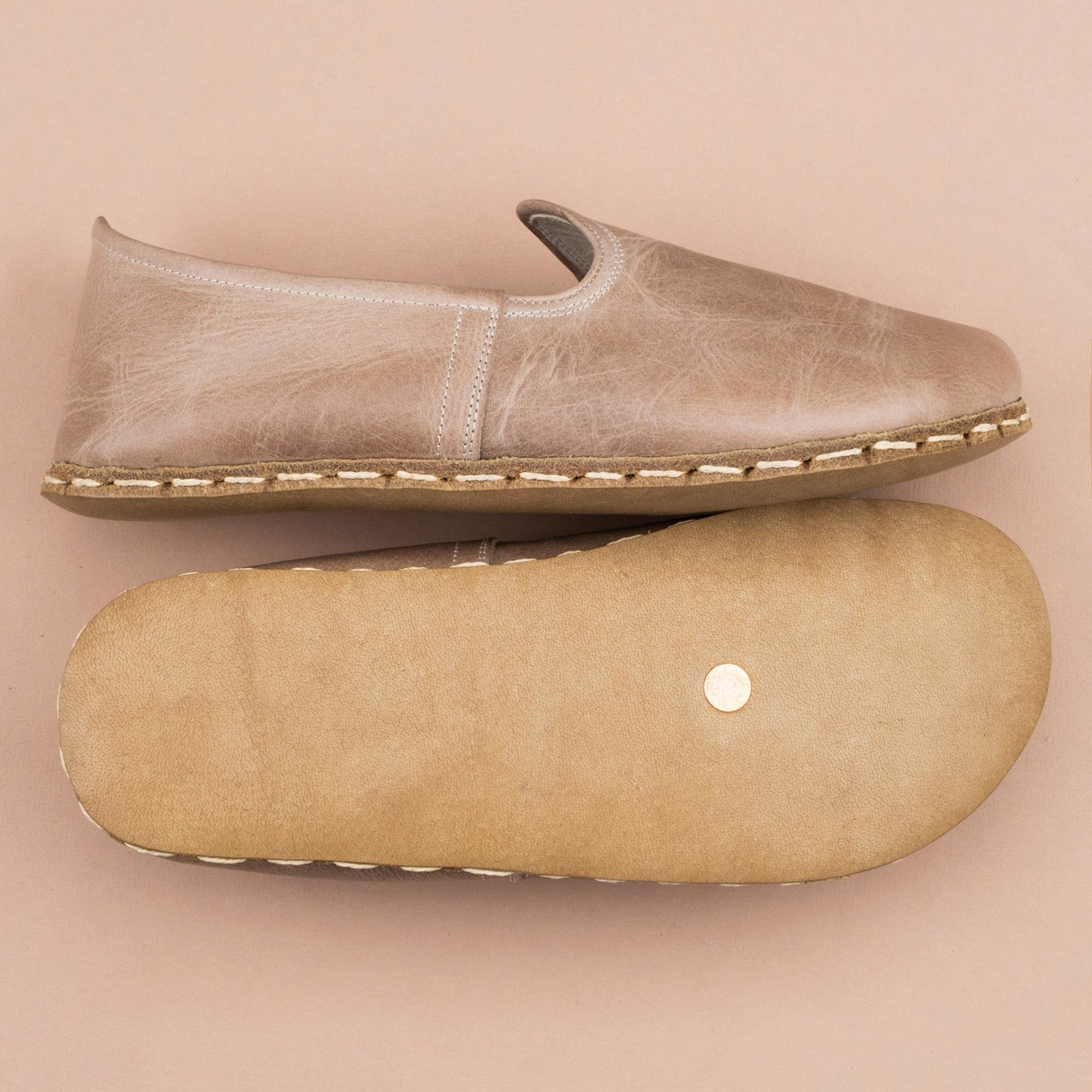 Women's Tan Barefoots from Atlantis Handmade Shoes