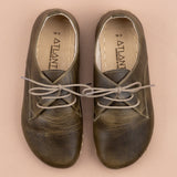 Men's Green Oxfords from Atlantis Handmade Shoes