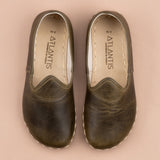 Women's Green Barefoots from Atlantis Handmade Shoes