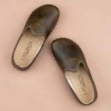 Women's Green Barefoots from Atlantis Handmade Shoes